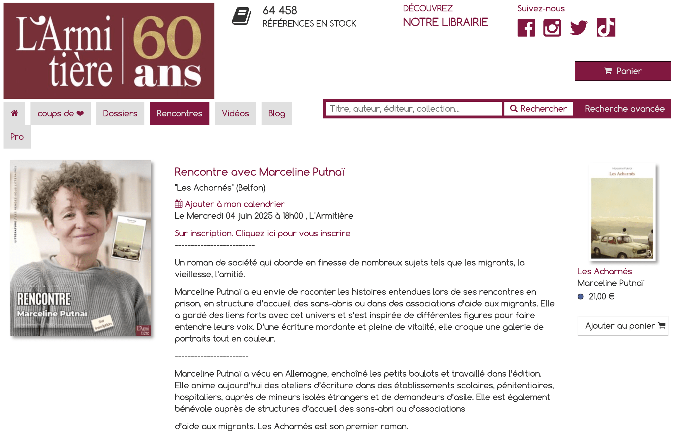 Capture d’écran à ..