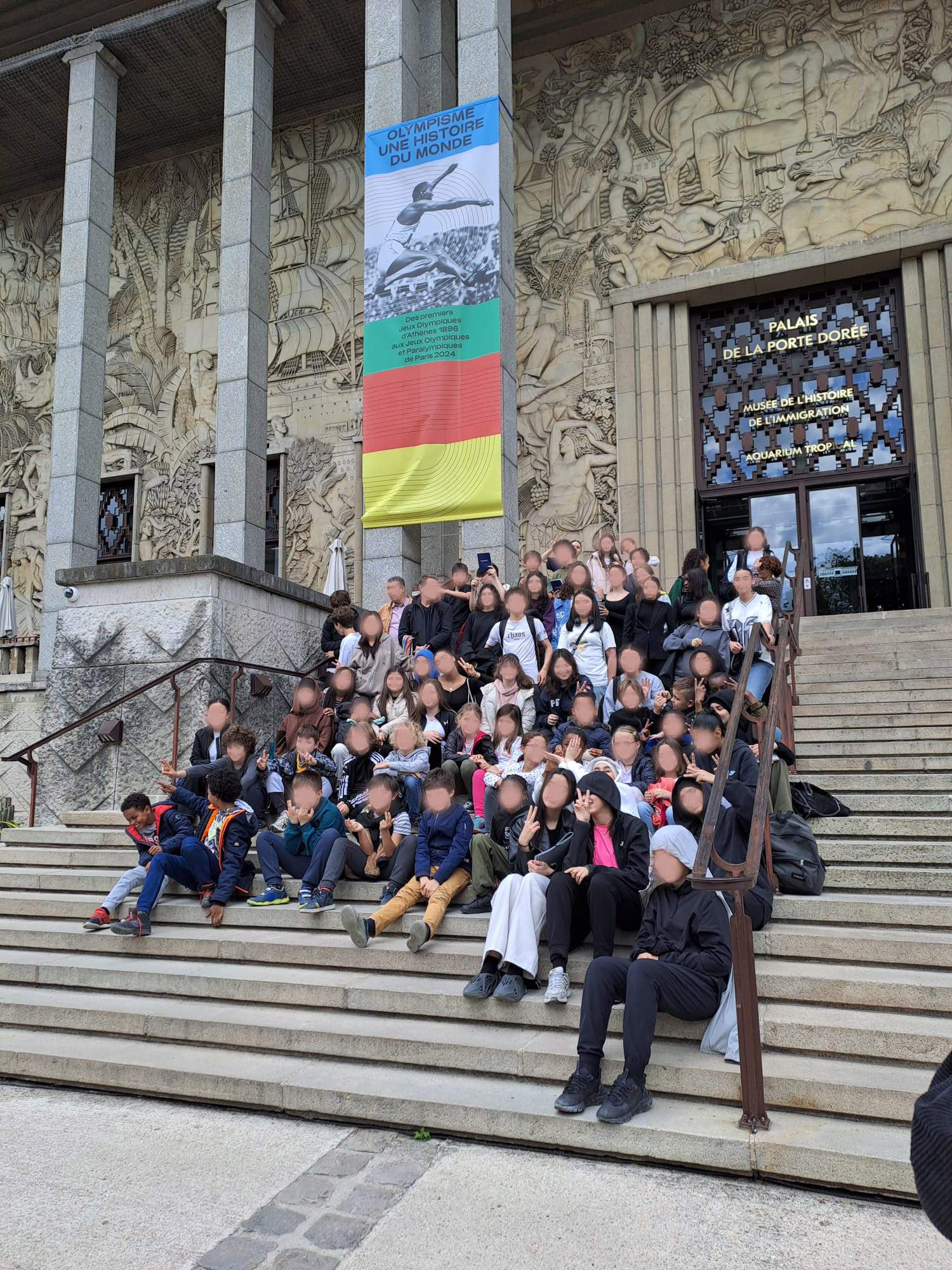 MNHI Ateliers Sport et valeurs républicaines avec lycée Aufray de Clichy
