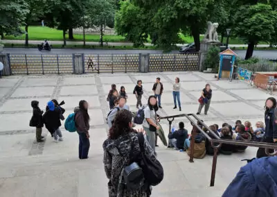 MNHI Ateliers Sport et valeurs républicaines avec lycée Aufray de Clichy